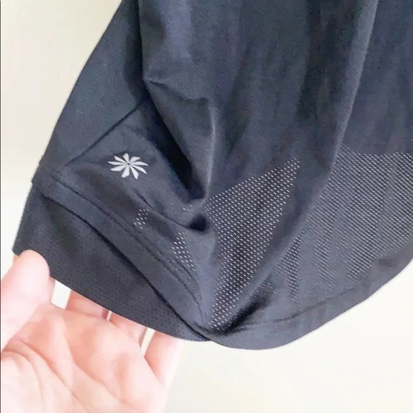 ATHLETA BLACK GEL MESH SUPERCHARGED TANK TOP - Picture 9 of 12